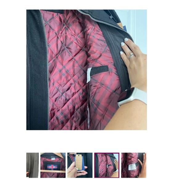 Soul of London Navy Blue Peacoat Medium Mens Pockets LIned Heavy Coat Jacket - Picture 9 of 14